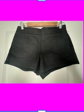 French Connection FC Jeans Coated Black Shorts - Night Out! - Sz 4
